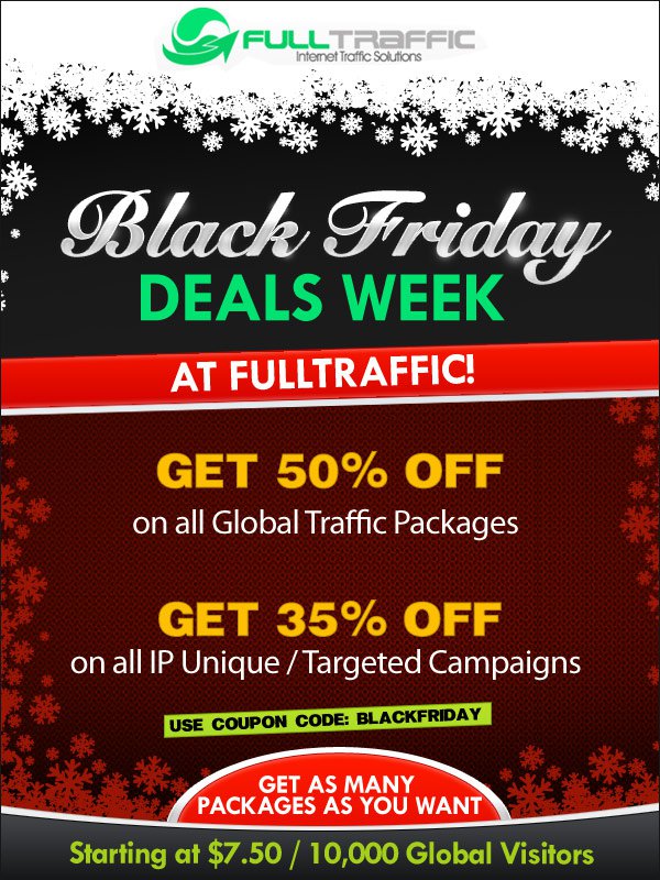 Black Friday Deals Week Starts Now!